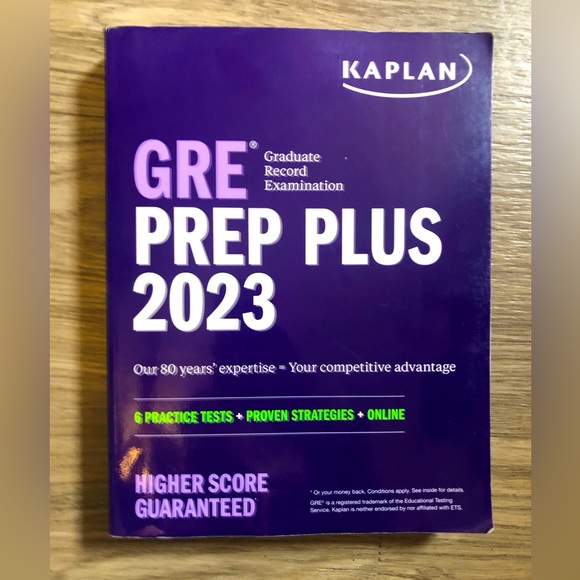 Kaplan GRE Prep Plus 2023 Study Book - Picture 1 of 5